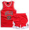 DJKTTMKW Basketball Trikot Kinder (Rot, 9-10 Jahre)