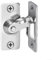 90 Degree Right Angle Door Lock Buckle Sliding Door Latch 304 Stainless Steel Safety Door Lock Bolt, Suitable For Casement Sheds Drawers Cabinets Wooden Doors Metal Door(Silver L)
