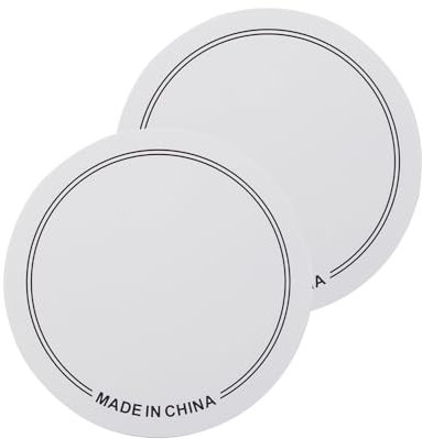 Solinder Bass Drum Patch 2 Pack Single Pedal Drumhead Patches Verschleißfeste Aufkleber Selbstklebende Drumhead Patch ors 4,3 Zoll Drum ive Pad für Bass Drum und Percussion Zubehör