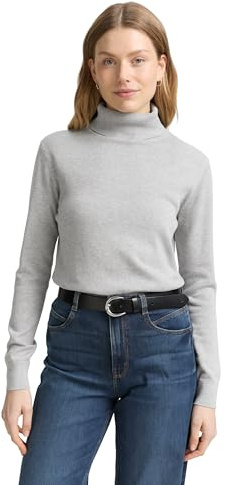 Tom Tailor Damen 1047675 Basic Rollkragenpullover (1er Pack)