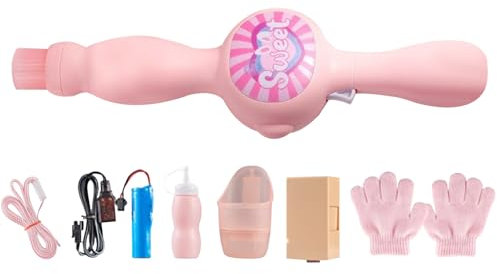 Máquina De Burbujas De Humo, Máquina De Burbujas con Luces De Colores, Soplador Eléctrico Portátil, De Magia De Humo Ilimitado, Adecuado para Juguetes De Fiesta De Verano Regalos