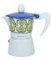 BRANDANI Caffettiera citrus blu una tazza alluminio