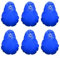 Above Ground Pool Cover Weight Bags 6 Pack with Hooks, Ensures Stable Coverage and Protection from Winter Conditions (Deep Blue)
