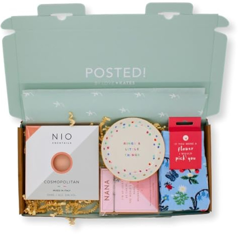 POSTED! Nana's Tipple Letterbox Gift For Nan Includes NIO Cocktail & Treats - By LK - Thoughtful, Curated, Heartfelt, Keepsake, Memorable