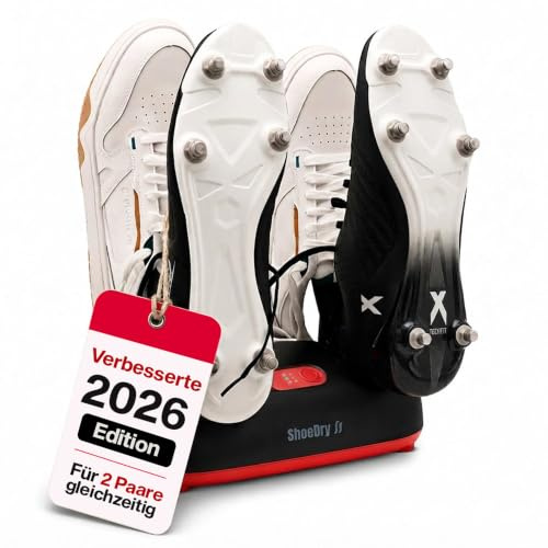 ShoeDry 2 Paires Sèche-Chaussures Électrique, Oxygène Actif, Famille, 110W