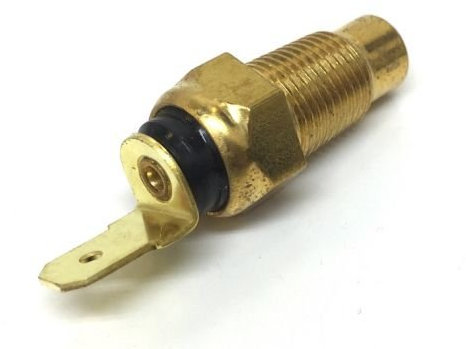 Temperaturfühler kurz passend für Yamaha Aerox, MBK Nitro 50, Minarelli Motor – 1-polig, M10x1,25, 40mm, Kühlwassertemperatur-Sensor 50ccm 2T Minarelli LC