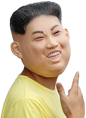 PartyCostume Deluxe Innovante Toussaint Costume Réunion Botanique homme Tête Masque Kim Jong - un