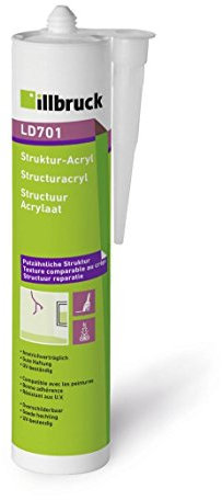 ILLBRUCK 333588 Struktur-Acryl LD701 10% 310ml, weiß