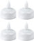 Ideen mit Herz Velas flotantes LED | Ø 3,6 cm / 4 cm de alto | 4 unidades | Velas flotantes LED | Impermeable (RGB Cambio de color)