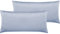 Pure Label 2er Set Mako Satin Kopfkissenbezüge 40x80 cm aus 100% Baumwolle in hellblau - Traumhaft weiche Kissenbezüge passend zu unseren Bettwäsche Sets