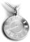 Taufuhr mit Gravur, Geburtsuhr Anhänger, 925 Silber Kette, Geschenkidee für Mama
