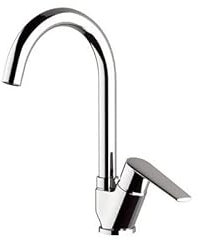 Remer - Rubinetto lavello Cucina con Bocca Alta Girevole, Serie Vanity - V42B