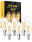 tuare E14 LED Light Bulb, 4W 400 Lumens E14 LED Light Bulb Warm White 2700K, 40W Equivalent E14 SES Small Edison Screw Light Bulb, CRI 80 E14 LED Candle Bulb, Non Dimmable - Pack of 6