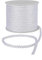 Crepe Cord - 6mm Premium Cotton Rope, Strong Macrame Cord for DIY Craft Projects, Piping Cord for Cushions, Nylon Drawstring Cord, Durable & Multi-Purpose Cotton Nylon Strong String (White,1m)