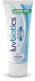 Luv Biotics Fluoride Free Toothpaste with Oral Probiotics, Xylitol & Aloe Vera - 75ml