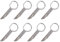 LQIOACU Car radio extraction key, car radio extraction, removal keys, removal key, 8 pieces, compact and durable, suitable for unlocking car radios of most vehicles, L, L