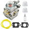 ZAMDOE Vergaser-Kit ersetzen für Walbro WT460 WT-460 für EFCO 8300 8350 8355 8400 8405 8420 8425 8510 8515 8365 Freischneider/Trimmer, für Oleo Mac 433 435 440 727 730 733 735 740 für Emak 2318 690R