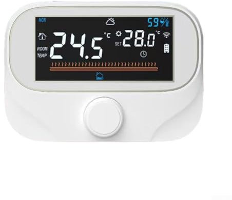 HpLive Tuya Smart - Termostato wireless WiFi con ricevitore, termostato programmabile per caldaie RF