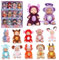 Fiotha 12 Stück Mini Reborn Puppen, Mini Baby Puppe, Kleine Mini PüPpchen Mit Kleidung, 3,5 Zoll Mini-Babypuppe, Realistische Bewegliche Babypuppe, Geschenk für Mädchen, Kleinkinder und Kinder