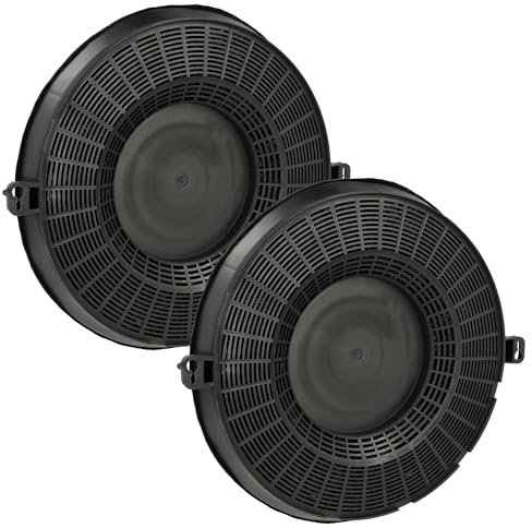 vhbw 2x Filtres à charbon actif compatible avec Candy CFT62/2N, CFT62/2W, CFT62/2X, CFT620, CFT910/2SX, CFT922W, CTF620/2W hotte aspirante