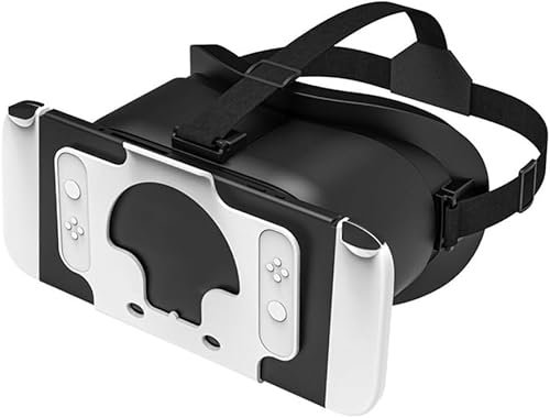Upgraded Adjustable VR Headset For Nintendoo For Switch & For Switch-OLED Model, For Switch Virtual Reality Glasses With Adjustable HD Lenses And Comfortable Head Strap Accessories (Black)