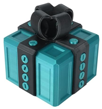 AEIXYA 1 Stück Das Nervige Geschenk, 3D-Gedruckte Geschenk Box, Nervige Geschenkbox Mit Schrauben, Überraschungsgeschenkbox, Für Büroschreibtisch-Deko Oder Zur Heimdekoration (Grün).