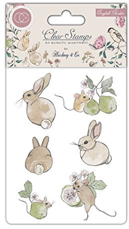 Craft Consortium A5 English Garden Clear Stamps-