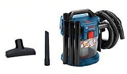 Bosch Professional 18V System Akku Staubsauger GAS 18V-10 L (ohne Akkus und Ladegerät, mit Flachfaltenfilter, Bodendüse, Fugendüse, 1,6 m Schlauch, Volumenstrom bis zu 24 l/sec (Turbine))