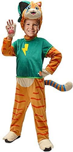 Ciao-Lampo Gattino 44 Gatti Costume Bambino (Taglia 4-6 Anni) Cats, Colore Marrone, Blu, 11238.4-6