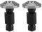 KIMISS Universal 1Pair Motorrad Lenkerende Schiebekappen für die meisten Motorräder mit 22 mm (7/8 Zoll) Durchmesser Lenkern.(Titan)