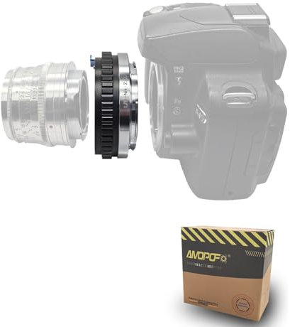 LM-Nik Z/M Makroobjektiv Adapterring Objektivkonverter für L M L/M,ZM Objektiv für Nik Z 7 und für Nik Z Mount Z6 Z7 Spiegelfreie Kamera.12-20mm Makrofotografie