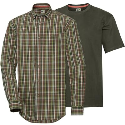 Wald & Forst Set Jagdhemd mit T-Shirt