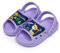 CELANDA Ciabatte da Spiaggia per Ragazzi e Ragazze Antiscivolo Pantofole da Bagno Bambini Morbidi Scarpe da Piscina Interno Esterno Estive Sandali Viola-B 26/27 EU