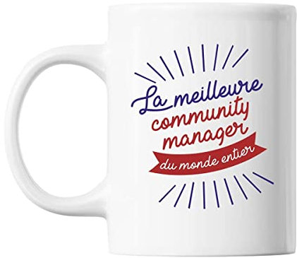 Mug Community manager Femme Métier Meilleure de France