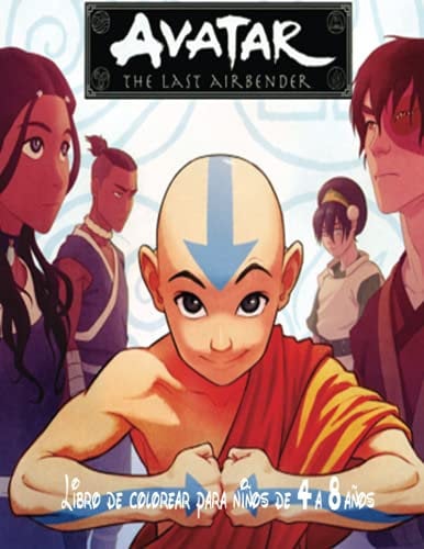 Avatar the last airbender libro de colorear