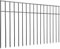 ADAVIN Lot de 5 clôtures anti-creusement de 61 x 38,1 cm - Barrière décorative pour animaux avec espacement des pointes de 3,8 cm - Panneau en métal - Piquets de sol pour la protection extérieure