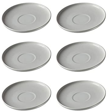 Ritzenhoff & Breker Kaffeeuntertassen-Set Jasper, 6-teilig, ø 15 cm, Mint, Steinzeug