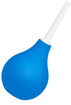 Analdusche mit Pumpball EIS | Optimale Reinigung vor Anal-Spaß für Mann und Frau | Handlich mit schmalem Schaft | Perfekt in Kombination mit Analspielzeug Analplug Analvibrator oder Analdildo