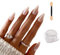 VIRAL TIKTOK TRENDING Glazed Donut Pearl Chrome Nail Powder, with Applicator Brush To Achieve Hailey Bieber Nails, Chrome Glitter Powder for Nail Art Design