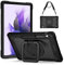 KATUMO Cover per Samsung Galaxy Tab S7 FE /S8 Plus/S7 Plus 12,4 Pollici,Custodia Protettiva Antiurto (Supporto Girevole a 360° e Tracolla Regolabile Staccabile E Portamatite)