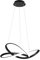 Reality Leuchten LED Pendelleuchte Course R32051432, Metall Schwarz matt, inkl. 27.5 Watt LED, Switch Dimmer