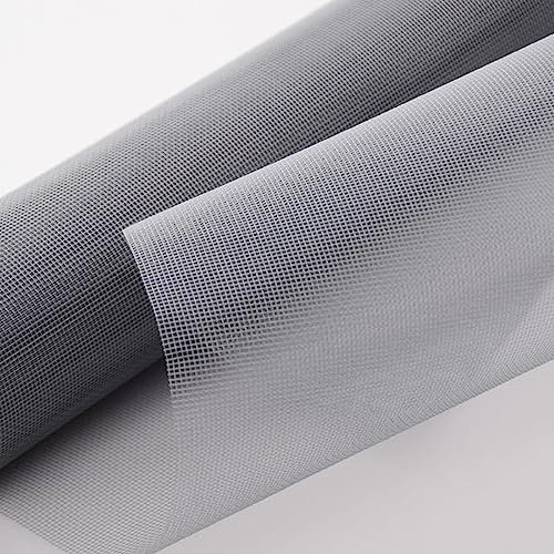 Tende Zanzariera Rete Porta Zanzariera Porta Anti-zanzara Estate Finestra Zanzariera Può Soggiorno Personalizzato Famiglia-grigio,W 120cm x H 300cm