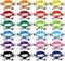 LATERN 24 Stück Armband Jingle Bells, 12 Farben Band Handgelenkglocken Armbänder Jingle Bells Musikalische Fußglocken Rhythmusinstrument Percussion für Baby Weihnachten Dekoration Gastgeschenke