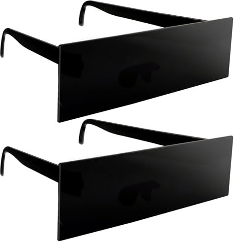 2 Stücke Zensur Brille Sonnenbrille, Pixelig Mosaik Brille, Lustige Sonnenbrille,Quadratisches Sonnenbrille, Party Sonnenbrille Festival Brille für Karneval Fasching Party Cosplay Kostüm Zubehör