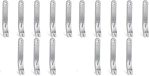 Bonkshire 16 Stück Mini Brecheisen Rostfreier Stahl Flach Multifunktions Kleine Hebel Brecheisen Mini Brecheisen ÜBerlebens ÖFfner Werkzeug Set