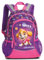 Personalisierter Kindergartenrucksack Paw Patrol - Rucksack Kinder Skye Mädchen mit Namen - Freizeitrucksack Kindergarten Kita mit seitlichen Netztaschen Vordertasche