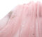 SYSUII 160cm * 3m Chiffon Glitzer Tüll Dekostoff mit kleine Pailletten Dekostoff Kostümstoff zum Nähen Durchsichtig Stoff Tüll Pailletten-Stoff für DIY Hochzeit Kleid Dekoration Tischedeko-Rosa #3