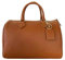 FrasiBags Damen Damentasche, Topcase aus Leder, Handtasche für Damen, aus echtem Leder, hergestellt in Italien, Braun, 74 cm