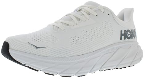 Hoka One One Herren Arahi 7 Textile Blanc De Blanc Steel Wool Trainer 42 2/3 EU