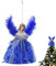 Weihnachtsengel Baumspitze - Weihnachtsbaum Engel Topper Mit Flügeln | Engel Weihnachtsbaumspitzen Mit Federflügel Für Weihnachtsdekorationen | Engel Christbaumspitze | Engel Anhänger Geschenke